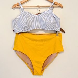 Retro Bathing Suite, high waisted, Old Navy